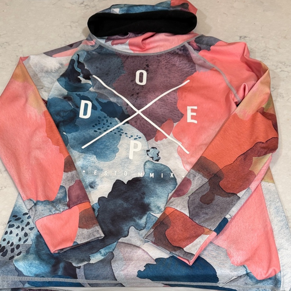 DOPE Black and White Hoodie